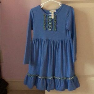 Matilda Jane long sleeve blue dress
